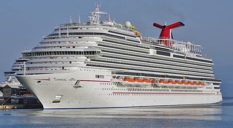 Passenger dies of COVID after outbreak on Carnival cruise ship.