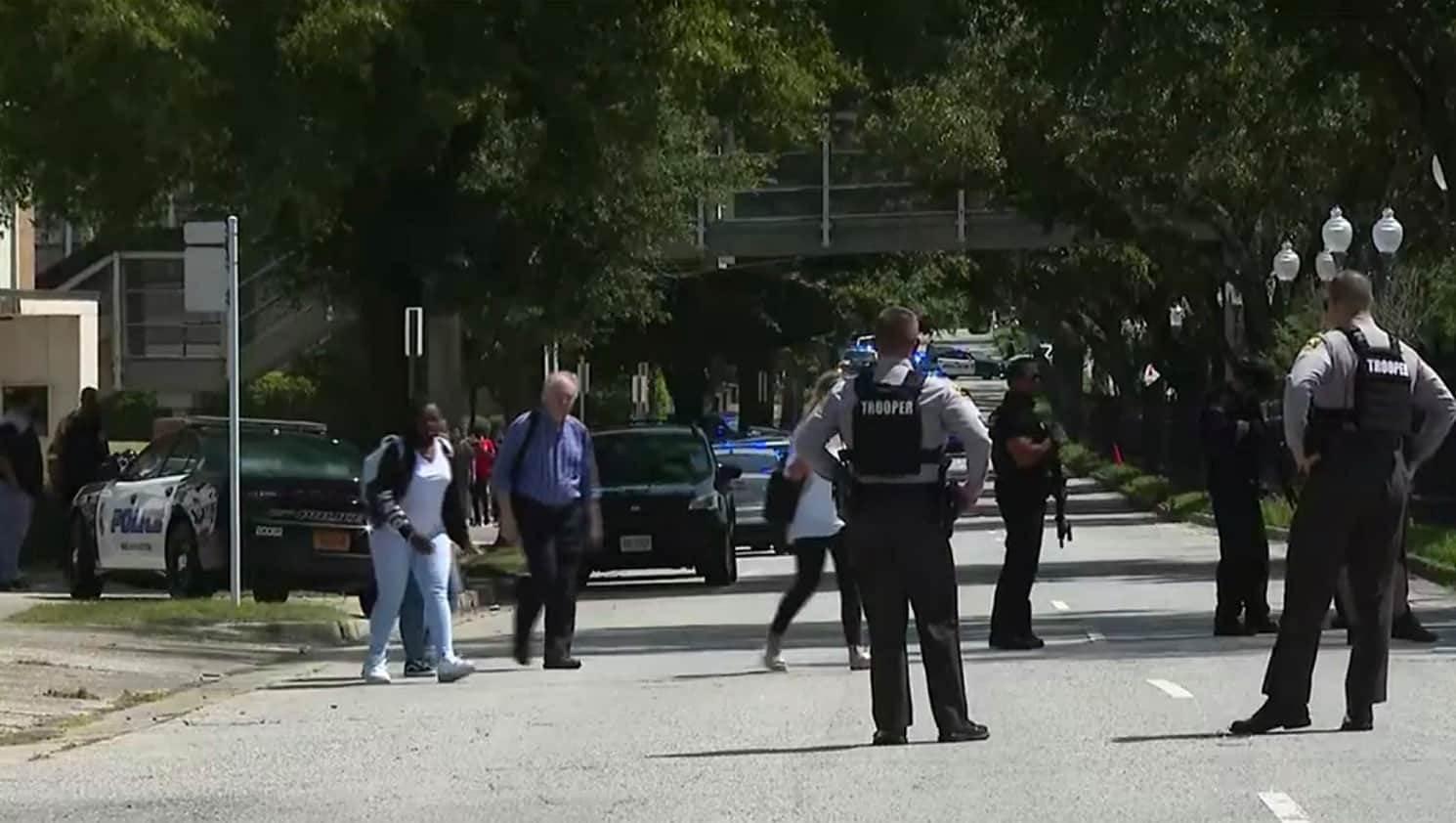 Teenager charged after shooting at a North Carolina high school.