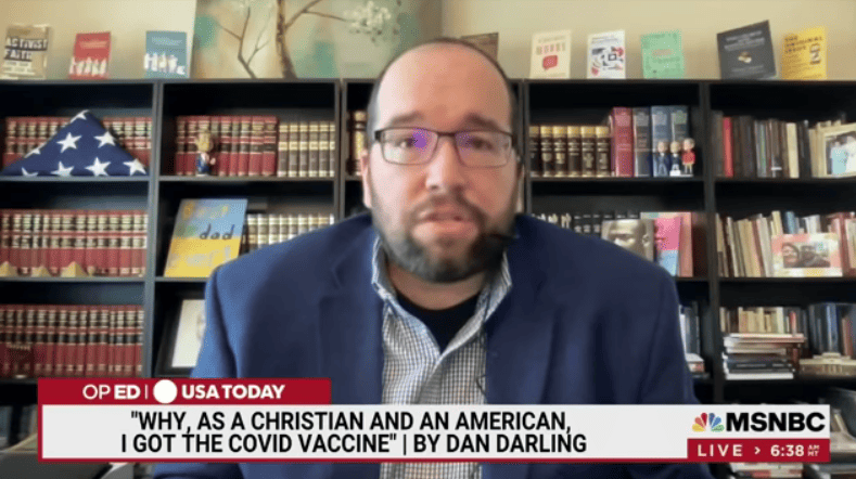 Evangelical Pastor fired for promoting vaccines on 'Morning Joe'.