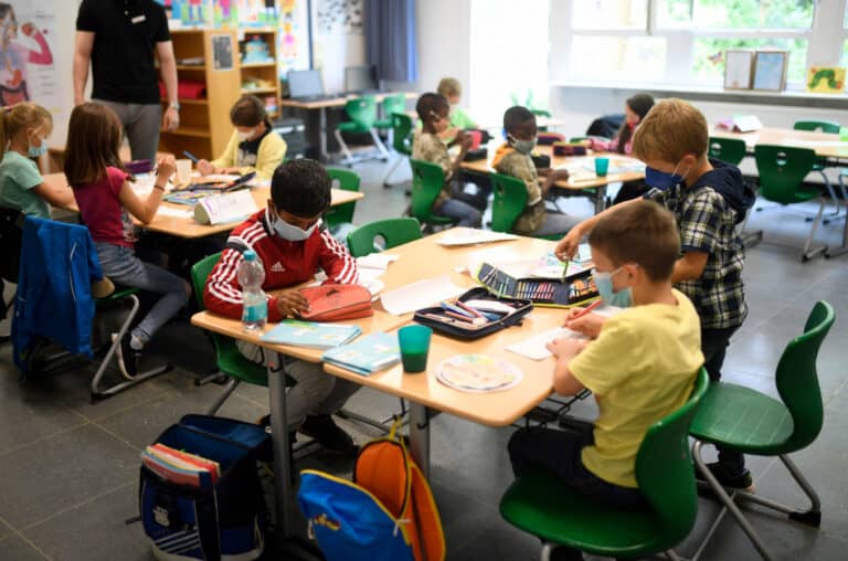 Parent rips off teacher’s face mask in Texas.