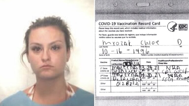 Woman arrested in Hawaii for fake vaccination card citing ‘Maderna’ shot.