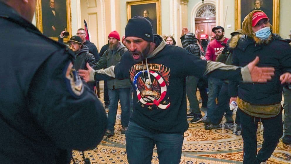 Capitol rioter ordered to return to jail after he violated the terms of his pre-trial release by watching Mike Lindell's 'cyber symposium.'