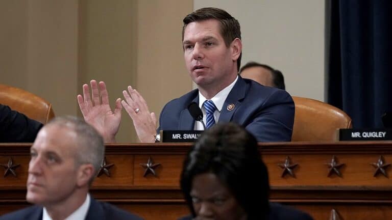 Swalwell predicts Kevin McCarthy will be the next lawmaker to leave Congress.