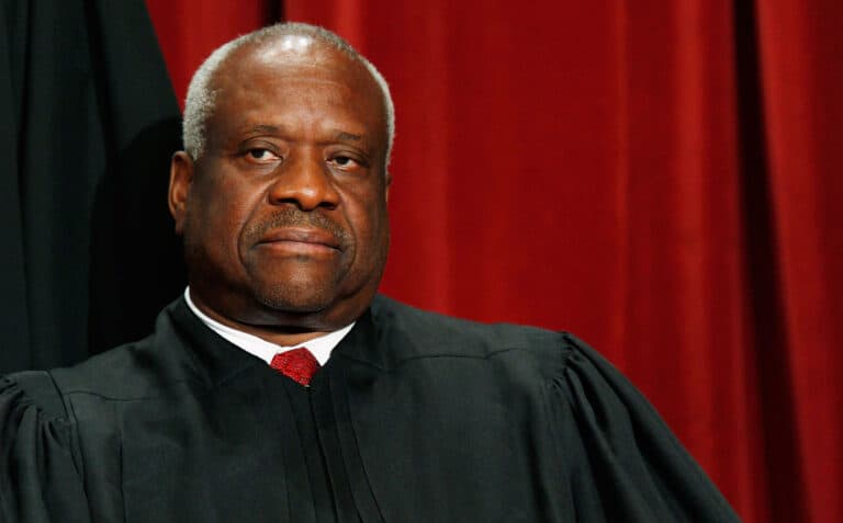 Justice Clarence Thomas defends the Supreme Court and warns against "destroying our institutions."