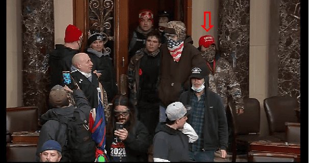 Capitol rioter who says he was "not too worried" about getting arrested because he was wearing a mask has now been arrested.