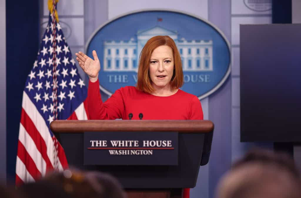 White House press secretary Jen Psaki tests positive for COVID.