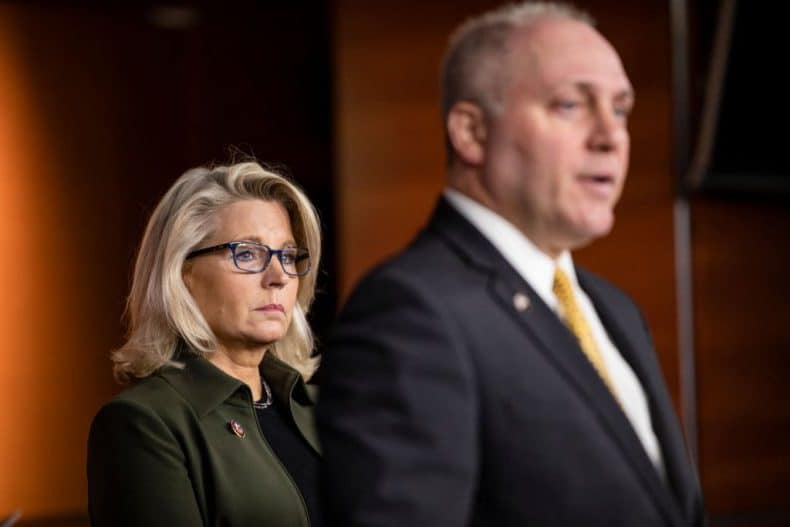 Rep. Liz Cheney blasts Scalise for refusing to say Biden won the election.