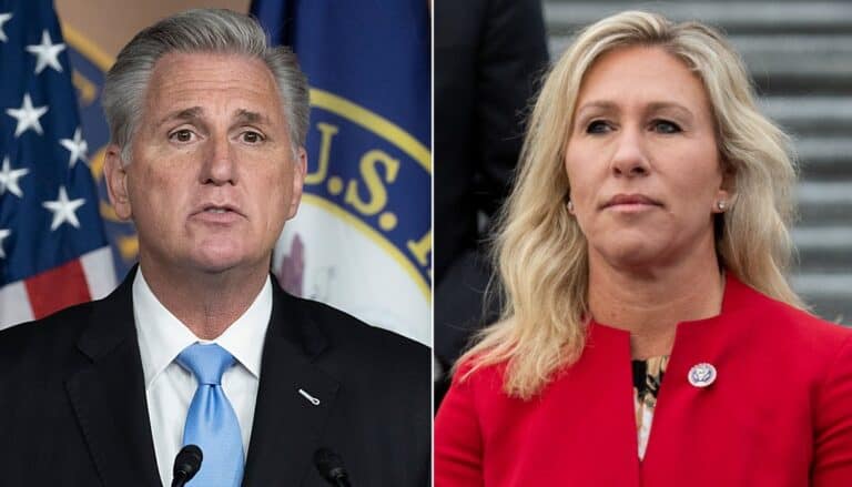 Marjorie Taylor Greene says Kevin McCarthy ‘doesn’t have the votes’ to be speaker.