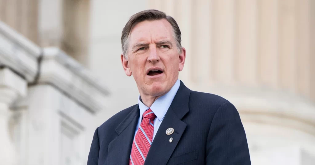 Paul Gosar complains there aren't enough white people in the army.