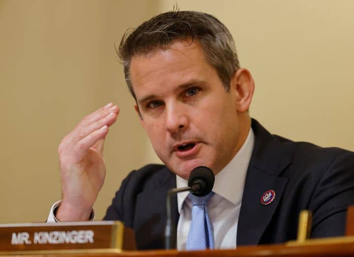 Adam Kinzinger says he hopes Bannon's indictment sends a "chilling message".