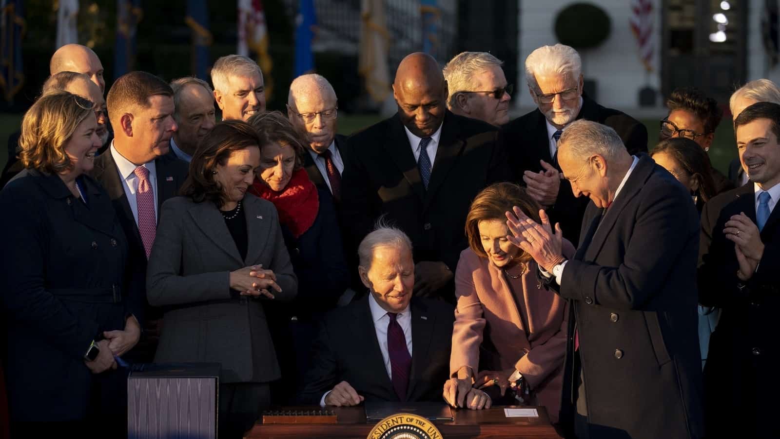 Biden signs $1 trillion bipartisan infrastructure bill into law, unlocking funds for transportation, broadband, utilities: Report.