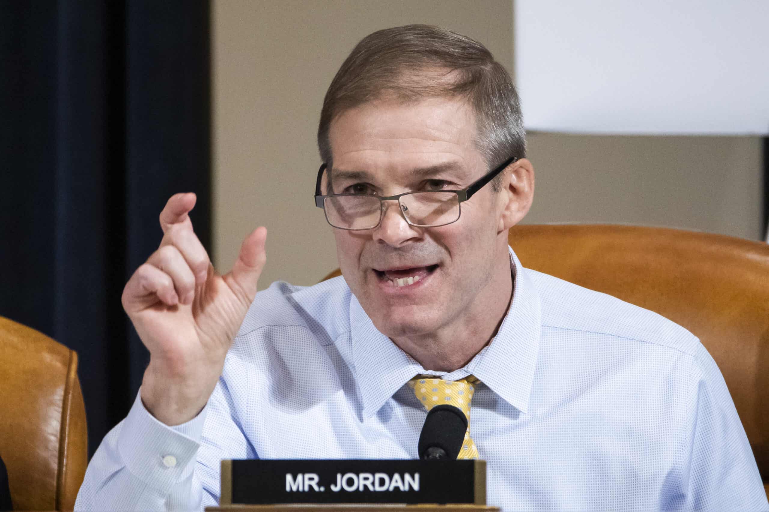 Jim Jordan says it is ‘wrong’ for Republicans to work with Democrats on bills backed by President Biden.