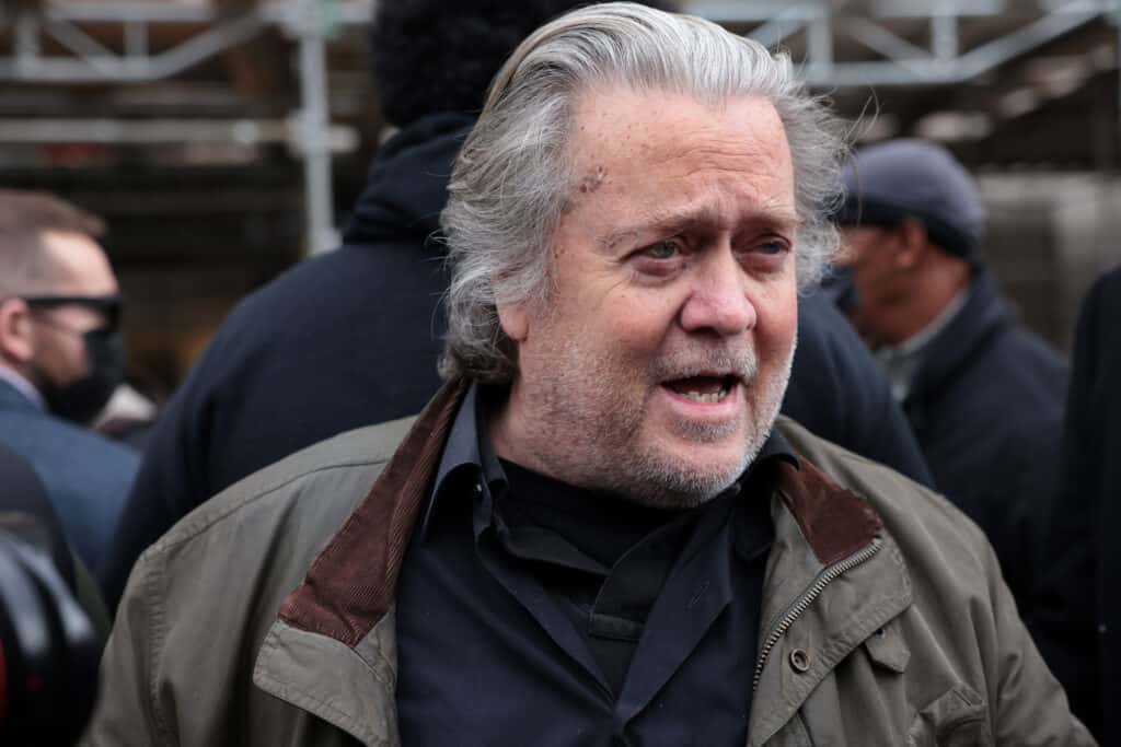 Steve Bannon is pleading not guilty to contempt of Congress charge.