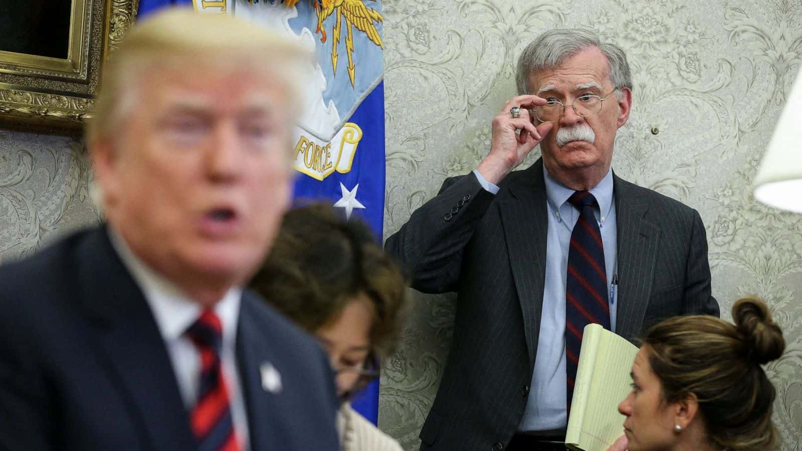 Bolton: Trump may have "withdraw from NATO" in second term.