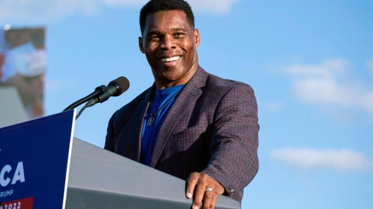 Herschel Walker says the existence of apes proves that evolution is not real.