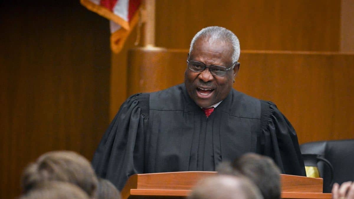 Justice Thomas slams cancel culture and expressed concerns about politicizing the Supreme Court while speaking at a Republican event.