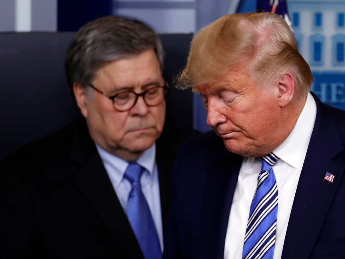 Trump lashes out at Bill Barr: "He was weak, ineffective"