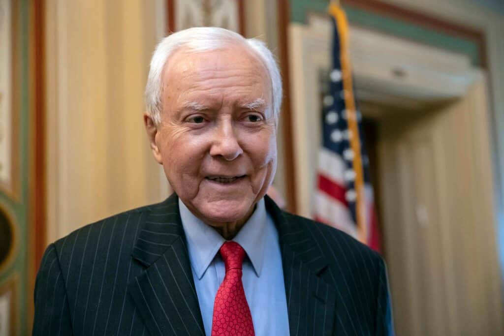 Former Utah Sen. Orrin Hatch has died.