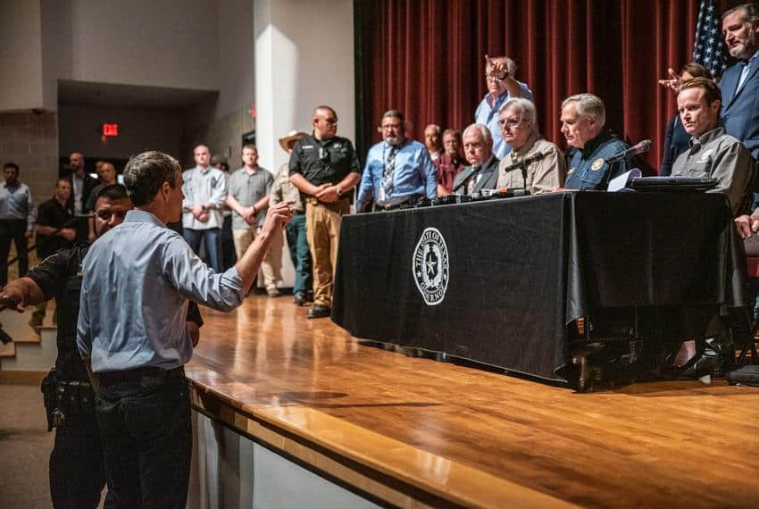 Beto O'Rourke confronts Gov. Greg Abbott over Uvalde shooting: 'This is on you'