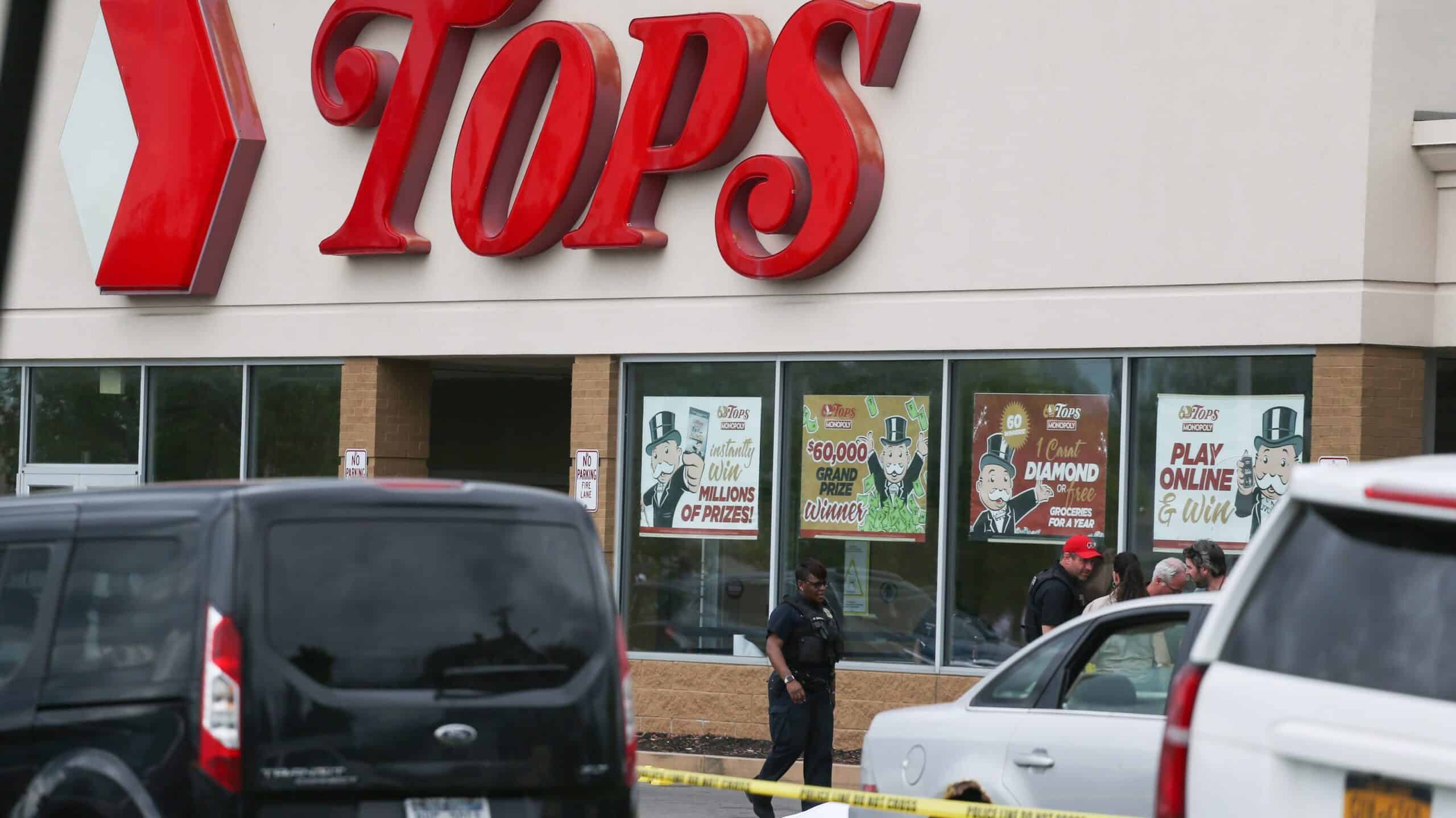 At least 10 dead in mass shooting at Buffalo supermarket: Report.