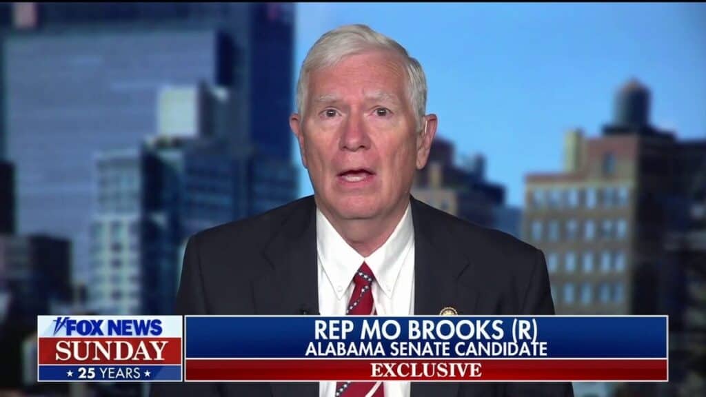 Mo Brooks got into a heated exchange with Fox News anchor for spreading lies about the 2020 election.