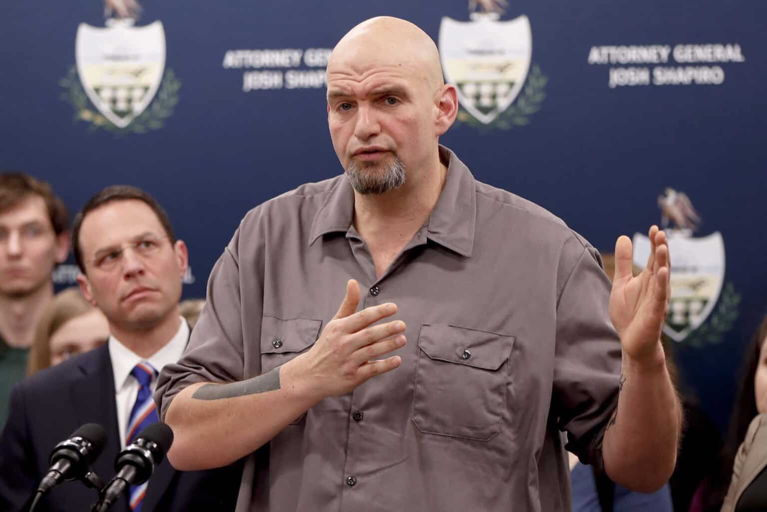 Pennsylvania Senate candidate John Fetterman suffers stroke.