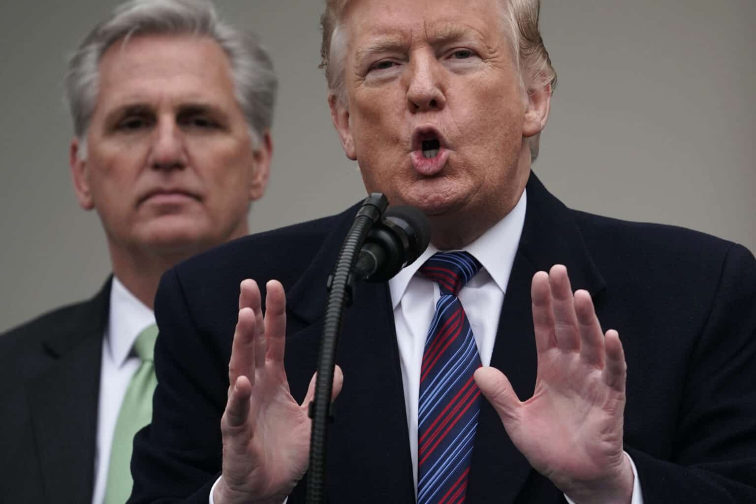 Trump slams McCarthy's 'very, very foolish decision' to pull GOP nominees from the Jan. 6 committee.