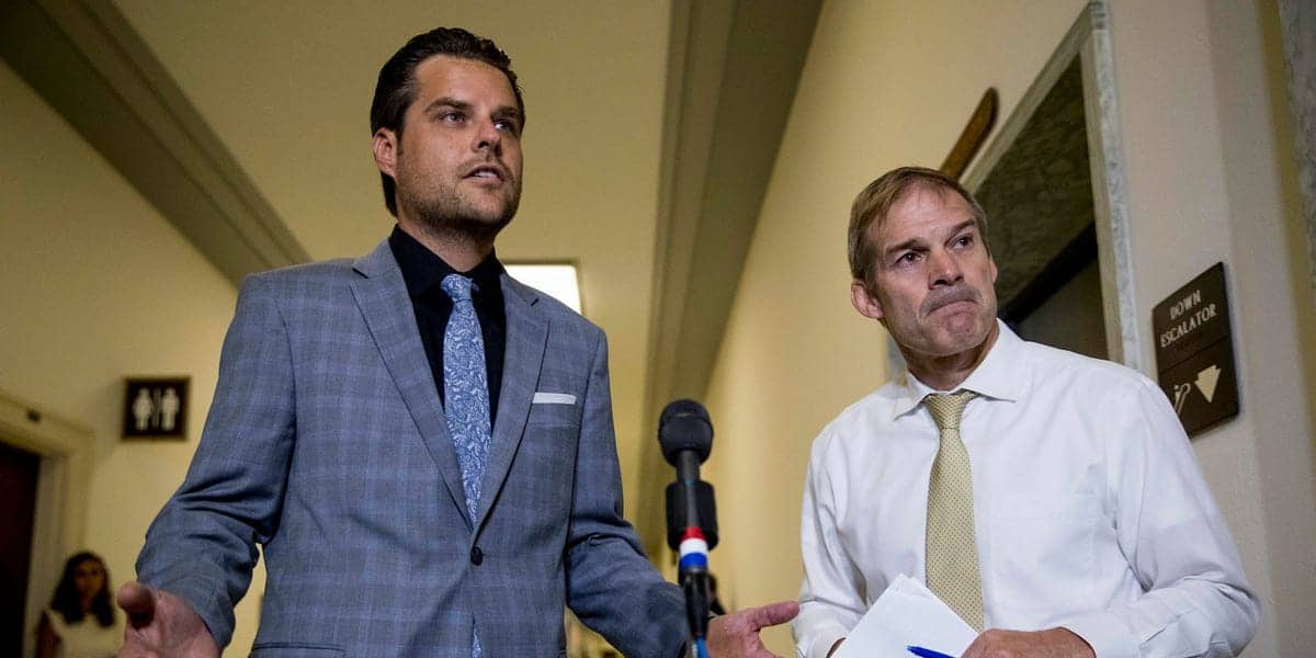 Matt Gaetz: Jim Jordan is “the spiritual and intellectual leader” of the Republican conference.