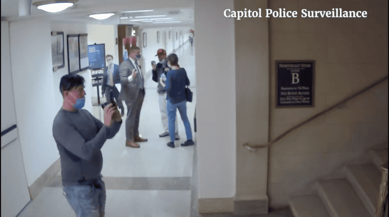 Man who toured the Capitol with GOP Rep showed up during riot the next day threatening Democrats: "We're coming to take you out."