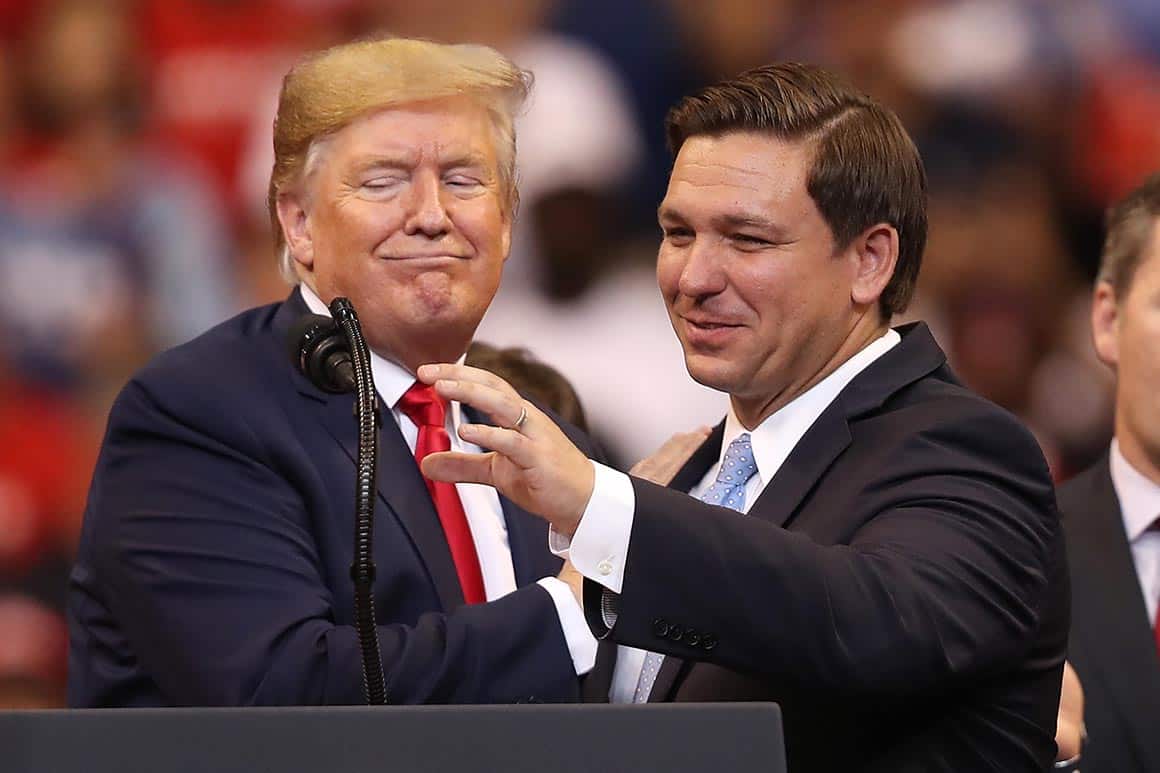 Trump leads DeSantis by 15 points in Fox News poll.