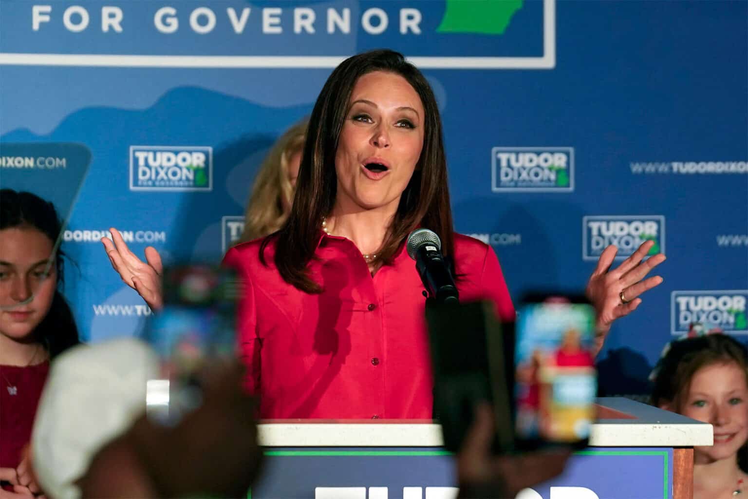 Michigan GOP gubernatorial candidate mocks Whitmer over kidnapping plot.