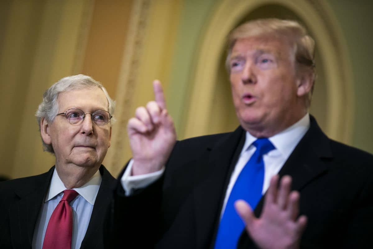 Trump blames McConnell for Republicans poor performance in the midterms.