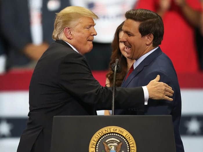 Trump says he 'sent in the FBI' to stop Ron DeSantis from losing 2018 governor race.