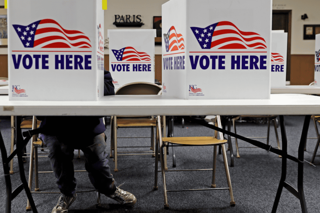 Man armed with a knife tries to "stop the voting" at Wisconsin polling place.