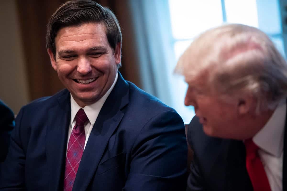 Trump trails DeSantis by double digits in new poll.