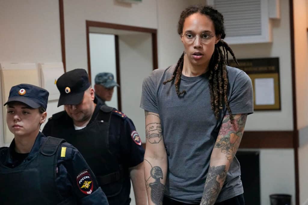 Brittney Griner released from Russian detention in prisoner swap between the U.S. and Moscow