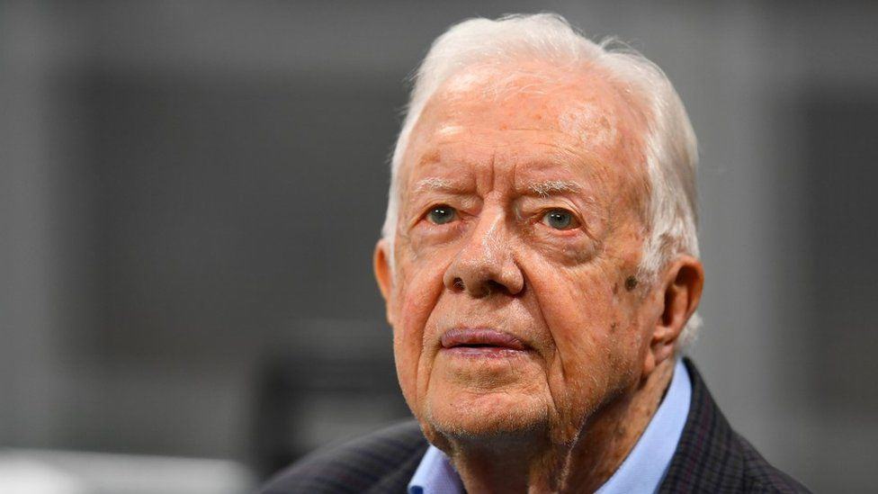 Jimmy Carter receiving hospice care.