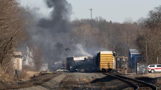 Residents and workers near Ohio train derailment are getting sick.