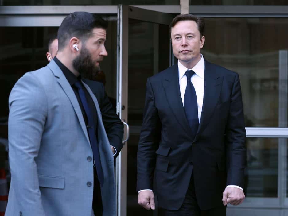 Elon Musk's bodyguards accompany him to the bathroom at Twitter HQ, engineer says.