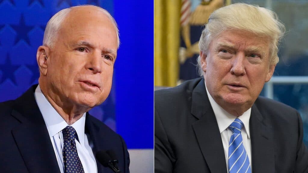 Trump complains that John McCain's funeral was too long in new book.