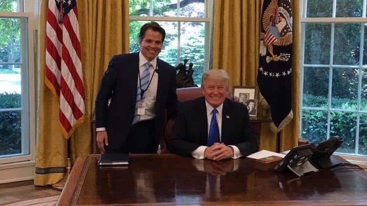 Scaramucci predicts Trump will drop out of presidential race.