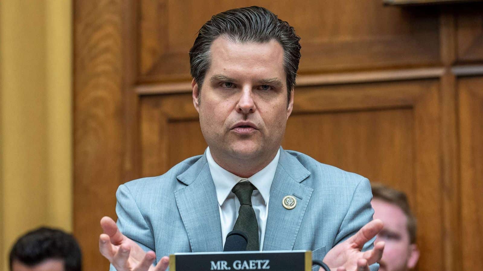 Matt Gaetz: "Only through force do we make any change" in Washington DC.