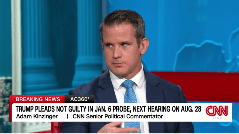 "Complete garbage": Kinzinger slams McCarthy's criticisms of Trump charges