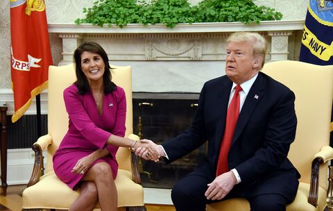 Haley on whether Trump has a problem with women who challenge him: He was "very respectful" to me.