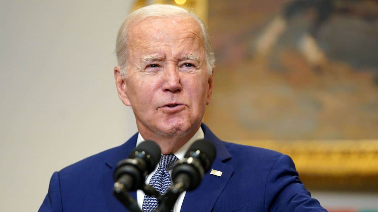 Biden praises Harris’ decision to select Tim Walz as her running mate.