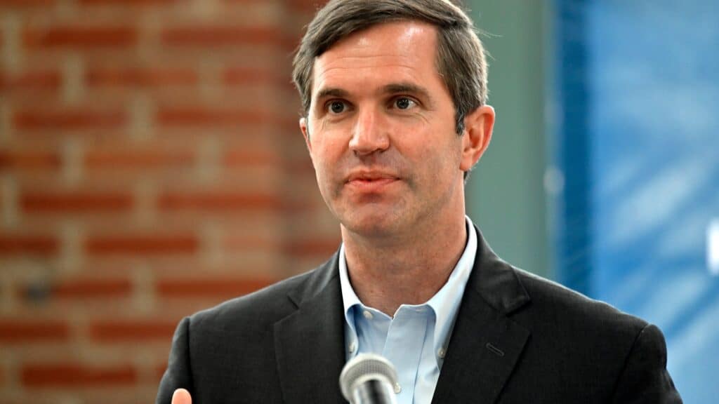 Democrat Andy Beshear wins re-election as governor of Kentucky.