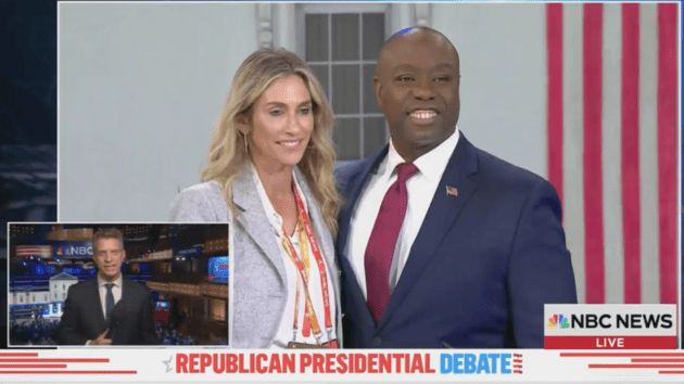 Tim Scott reveals his girlfriend at GOP debate.