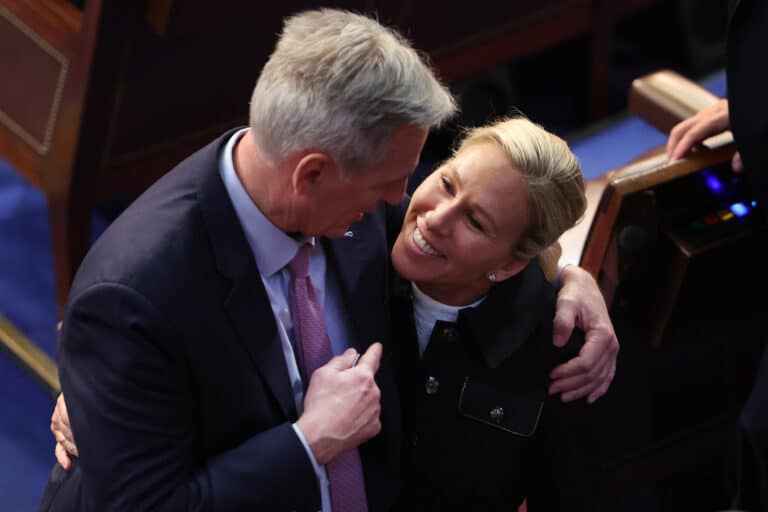 Marjorie Taylor Greene reacts to shrinking House GOP majority: “Hopefully no one dies”