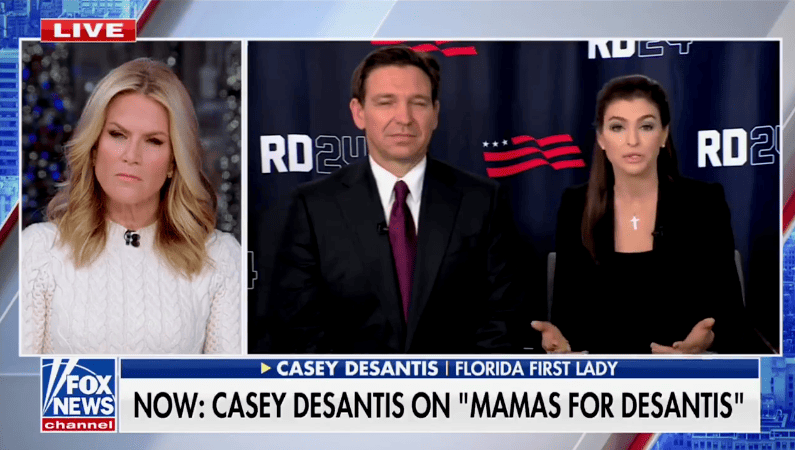 Trump accuses Casey DeSantis of trying to "rig" the Iowa caucuses.