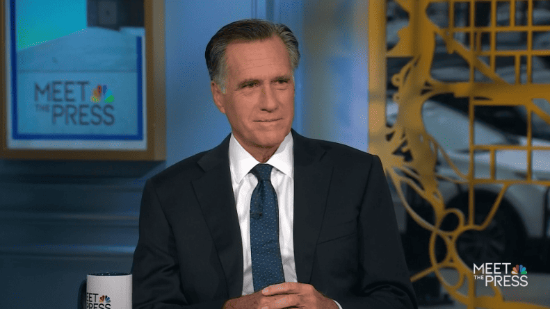 Romney says does not see "any evidence" to authorize a Biden impeachment inquiry.